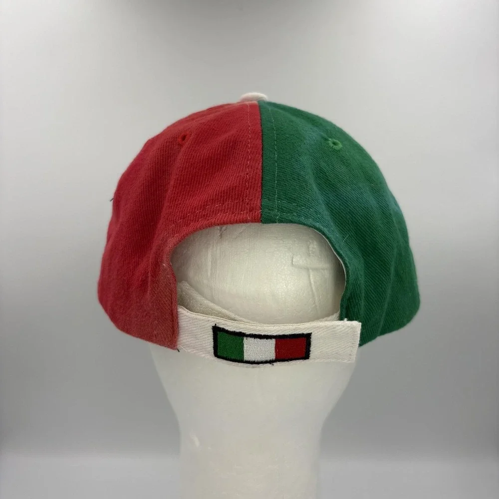 Taste Of Italy Hat Cap Strap‎ Back Mens One Size Italia Flag Tricolor Baseball
